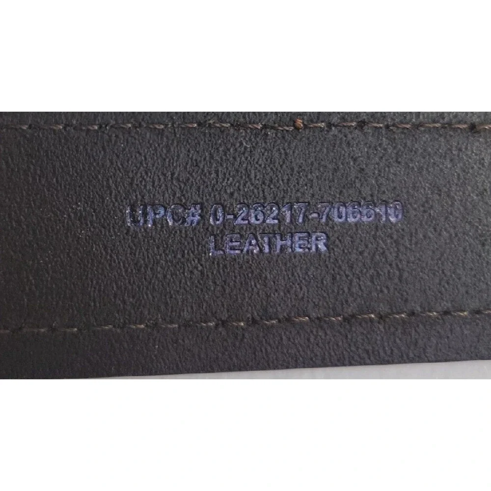 Dickies Brown‎ Genuine Leather Formal Career Casual Dress Belt Men's Size 38